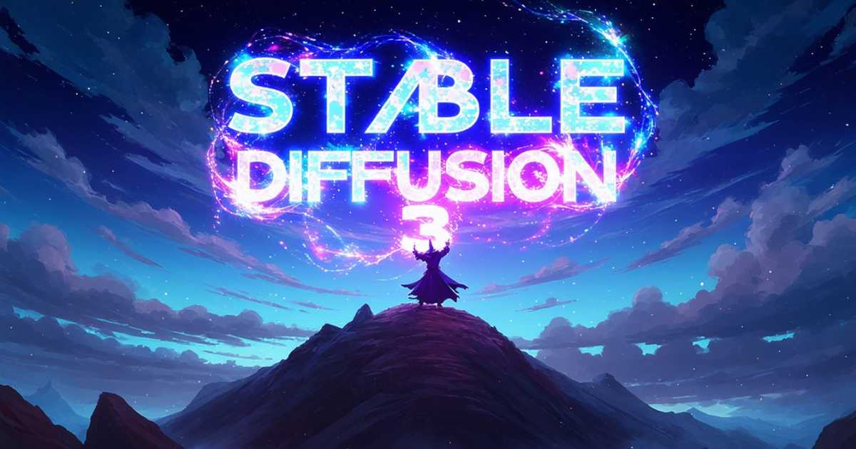 Stable Diffusion 3が先行プレビュー開始！最新モデルの進化とは？